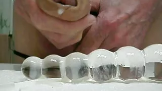 Cum on Dildo. Anal Fun!