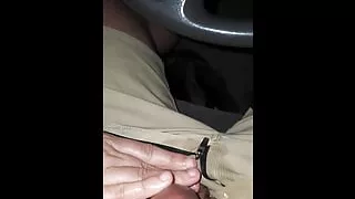 Tinder dates handjob by the beach