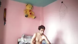 Boy masturbating uncontrol