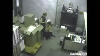 Hot Blonde Fucking Hardcore in warehouse