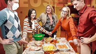 Thanksgiving Is A Time When Family Cums Together, & This Holiday Season, Things Will Get Rowdy
