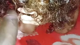 talking on the phone with my husband, while my boss is giving me the time