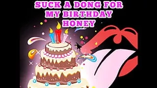 I Want You to Suck a Dong for My Birthday Honey the Audio Clip