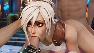 Bi By SavageCabbage and Saveass ( Loud moans, hard penetrations, wild sex, holes, blowjobs and hot asses)