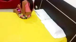 Previous Moments Before Recording Homemade Porn With My Brunette Step-sister