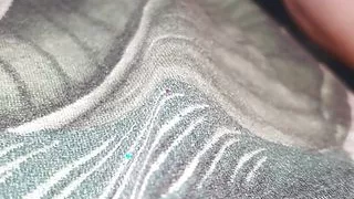 Step mom without panties under skirt in bed with naked step son