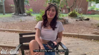 Cute Teen Girl With With A Petite Tits Get Pussy Fucked By A Stranger That She Founds In The Streets