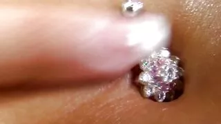 Cleo Bank, All Natural Gorgeous Brunette, Solo Masturbation, Toys, Close-ups, Oils