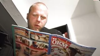 German blonde horny housewife make Sex casting with stranger User