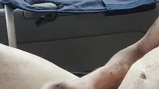 Naked Parking Lot Masturbation
