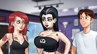 Summertime Saga 109 - Hot Goth College Girlfriend