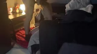 My CUCKOLD HUBBY brings a STRANGER to FUCK ME while i WAIT with my ASS UP for HIM!!