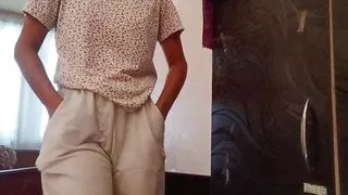 Hot college girl showing boobs