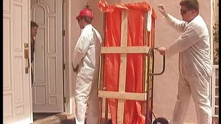 sexy chick gets fucked in bed after giving blowjob  then takes facial cumshot