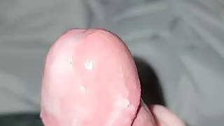 Cum rubbing messy handjob rubbing cum on me