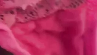 Cumshot On Pink Panties