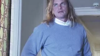 House-wife pinned on the wall for a rough doggystyle nailing