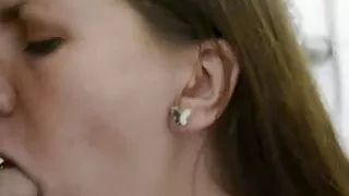 spied on my stepsister in the shower and then fucked her