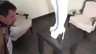 Giant dancing and teasing slave with a banana by Femdom Austria