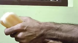 Fucking Pocket Pussy And Cum Shot