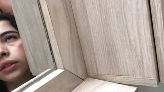 masturbating watching my 4unt while she bathes - porn in Spanish