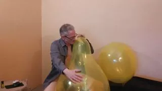 99) Qualatex 24 Balloon Jerk with Tuf-Tex 24 Cameo