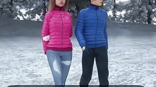 Milfy City (Xmas) # 1 It's okay that the penis is cold, I'll quickly warm it up with my mouth