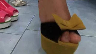 Bath, Bathroom, Foot Fetish, Heels, High Heels, Shoes