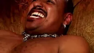 Lucky ebony girl gets her pretty face covered with hot cum after some wild sex