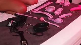 Mistress Humiliates Her New Slave Ann Rides Like She's Never Seen Before. Lesbian Game.