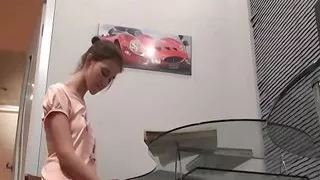 Skinny 18 Year Old Teen Lesley Is Spreading Her Legs