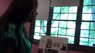 Imagination Became a Reality for the Lesbian Brunette When Her Girlfriend Ate Her Pussy