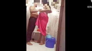 Bathroom sex Stepsister and Stepbrother hardcore