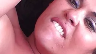 Ebony babe lets her tits out while playing basketball which leads to hardcore interracial sex