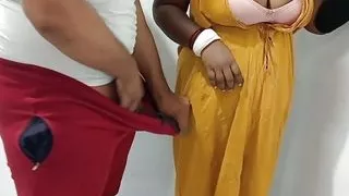 My husband's younger brother her sister-in-law to take advantage hard fucking hot moaning