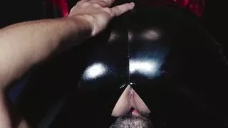 First I sit on his face for a nice orgasm, then I get fucked doggy style and he gives me a huge cumshot on my back