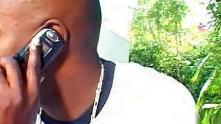 A big ass bounces all over this black cock and makes it erupt with cum