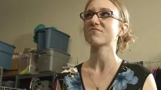 Nerdy math tutor pulls out her big sex toy to motivate a lusty blonde lesbian