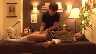 09707,A woman panting in full lewdness