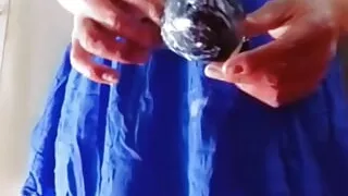 Ariana ladyboy show ass and pee