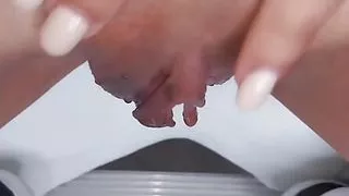 I my coworker on the ladder and on her