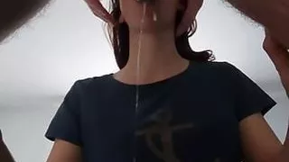 Hard deep suck sloppy blowjob deepthroath