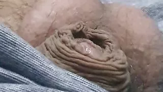 Step son pulled dick out while step mom painting his door with white