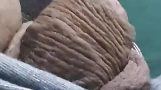 Step mom paint step son door while his dick is pulled out