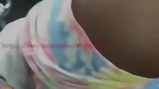 She Gave Me a Blowjob in Outdoor with Her Ass up