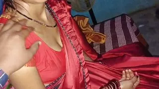 Cute bhabhi sexy????red saree outdoor sex video