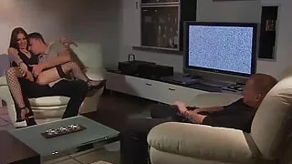 Evelyne Foxy is a whore with small perky tits and dark hair