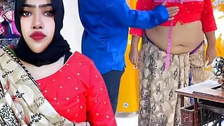 Darji Meri step-Maa ko Chod dala naap leta leta (Tailor Fucked My Step-Mother In Shop)