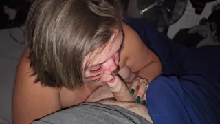 Sexy Cat Giving Amazing Head Make Him Shoot Down My Throat