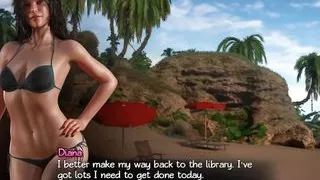 Treasure of Nadia: sexy milf with huge tits on the beach ep.46